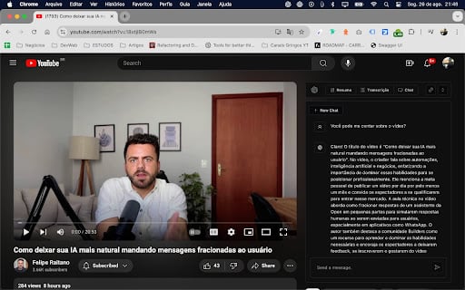 Converse com o Youtube