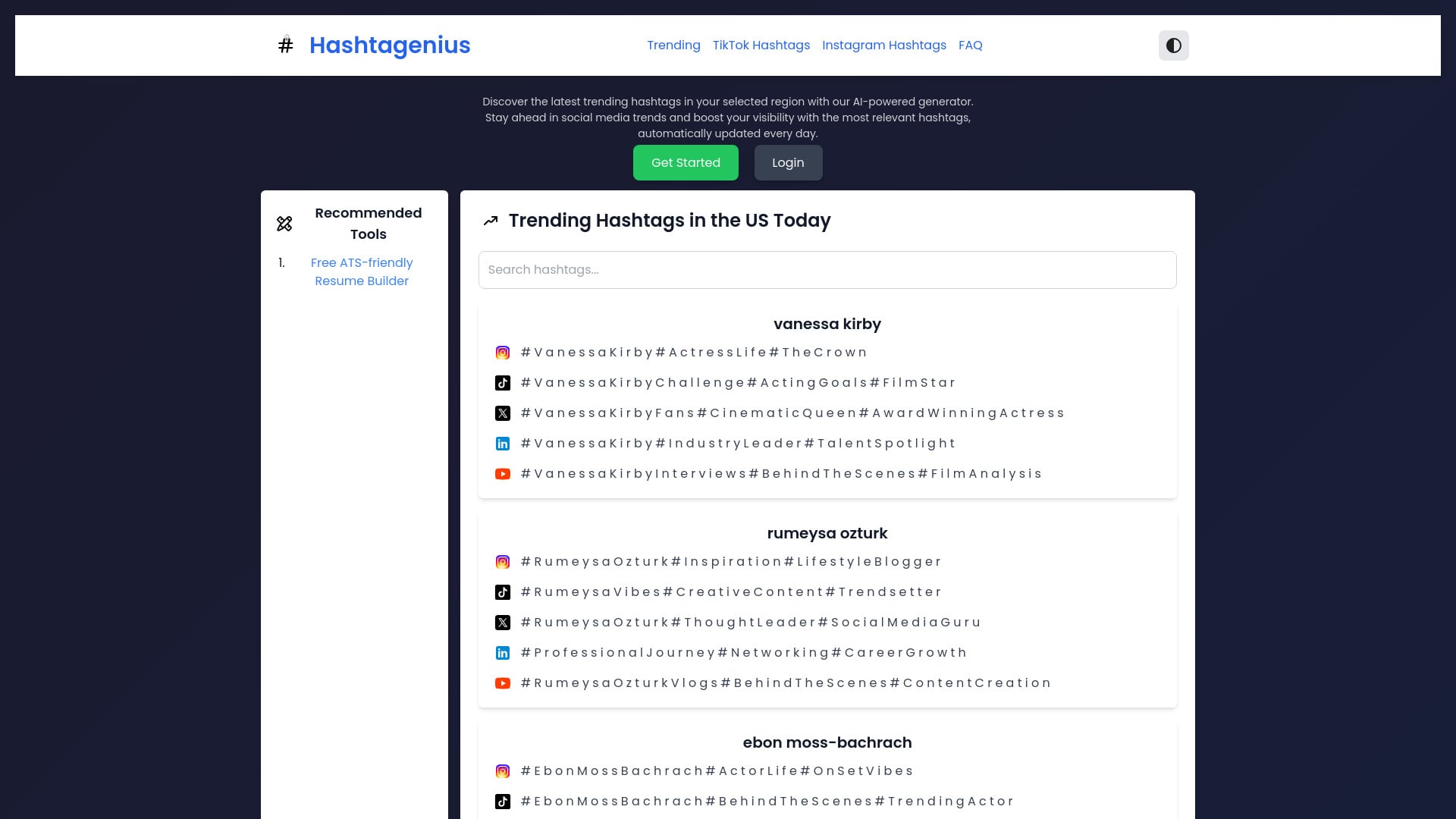 Hashtagenius