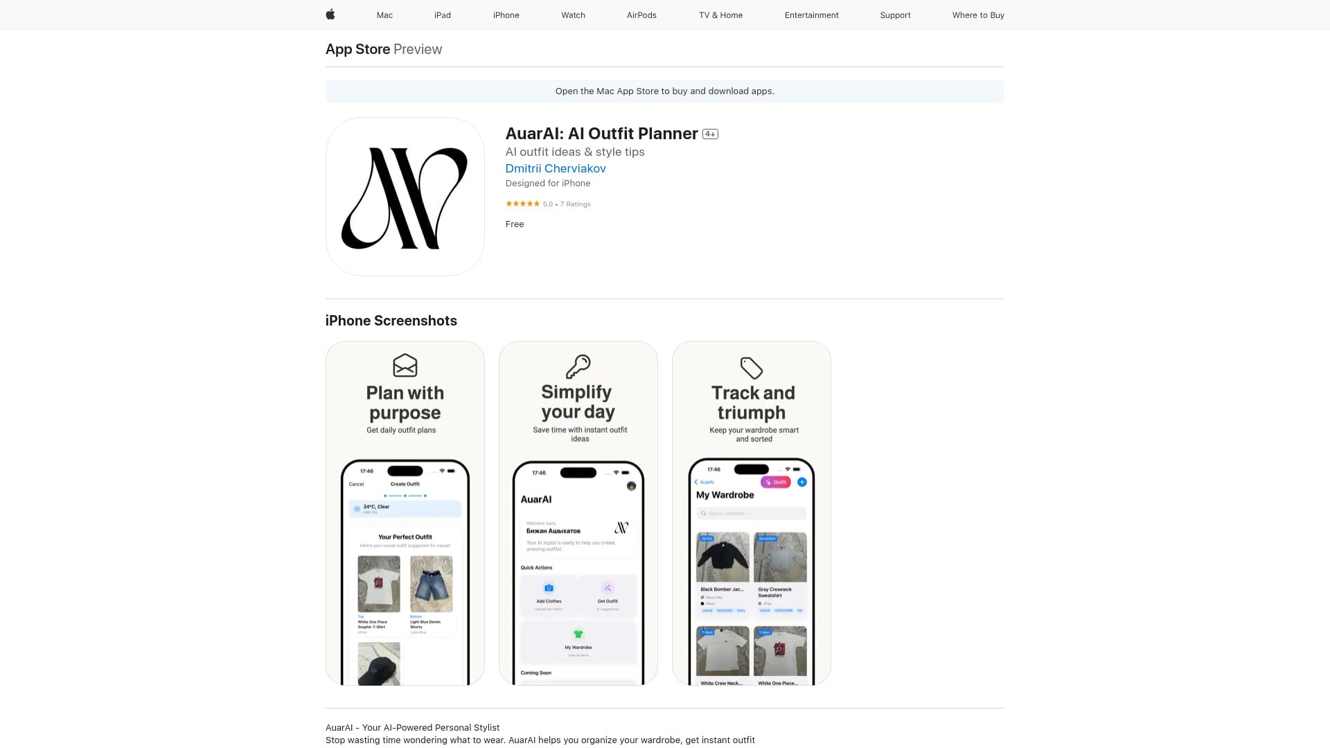 AuarAI: AI Outfit Planner