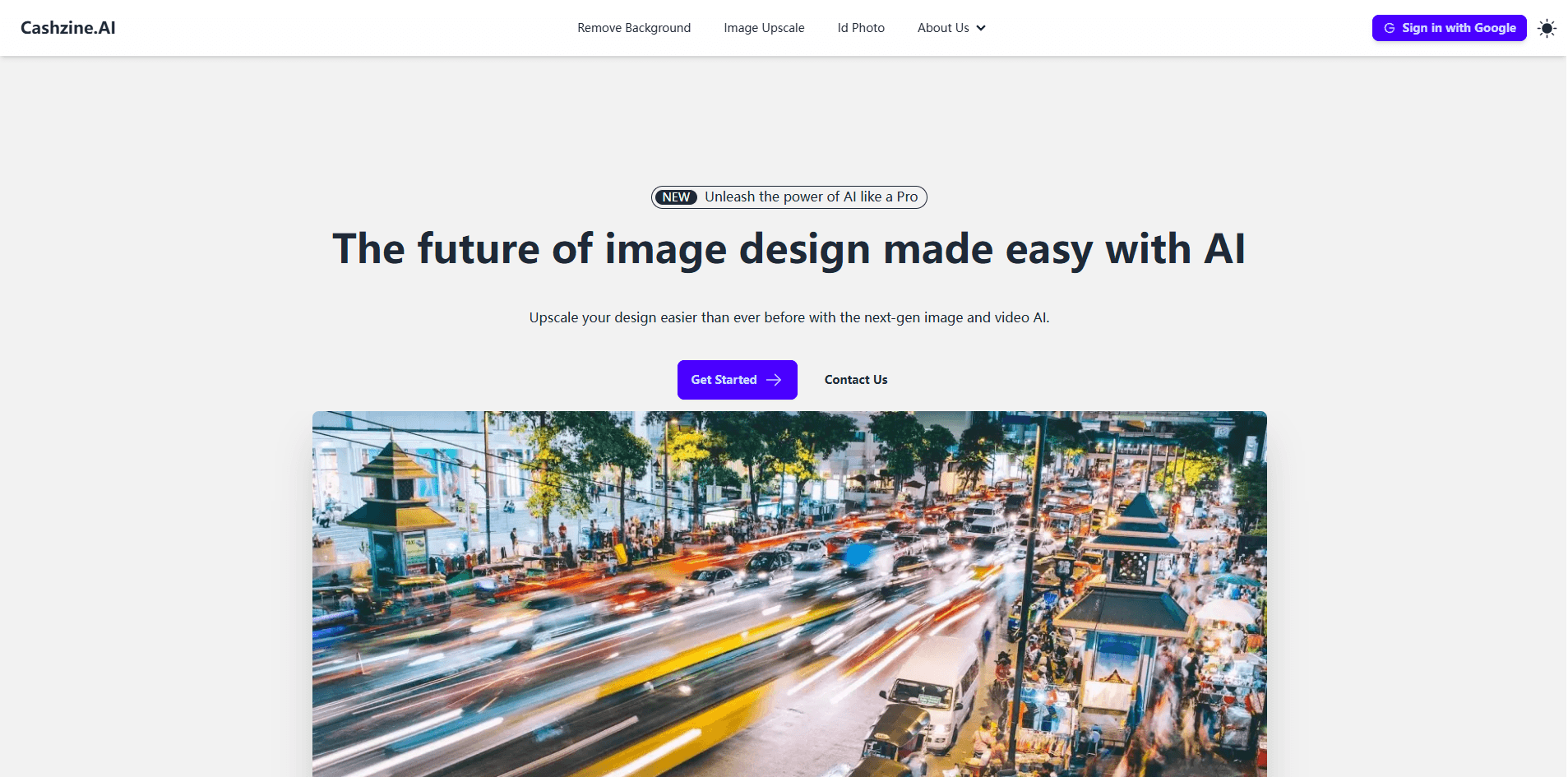 Cashzine.AI — SmarterCashzine.AI — Smarter Image Editing with AI Image Editing with AI - AI Tool Screenshot and Interface Preview