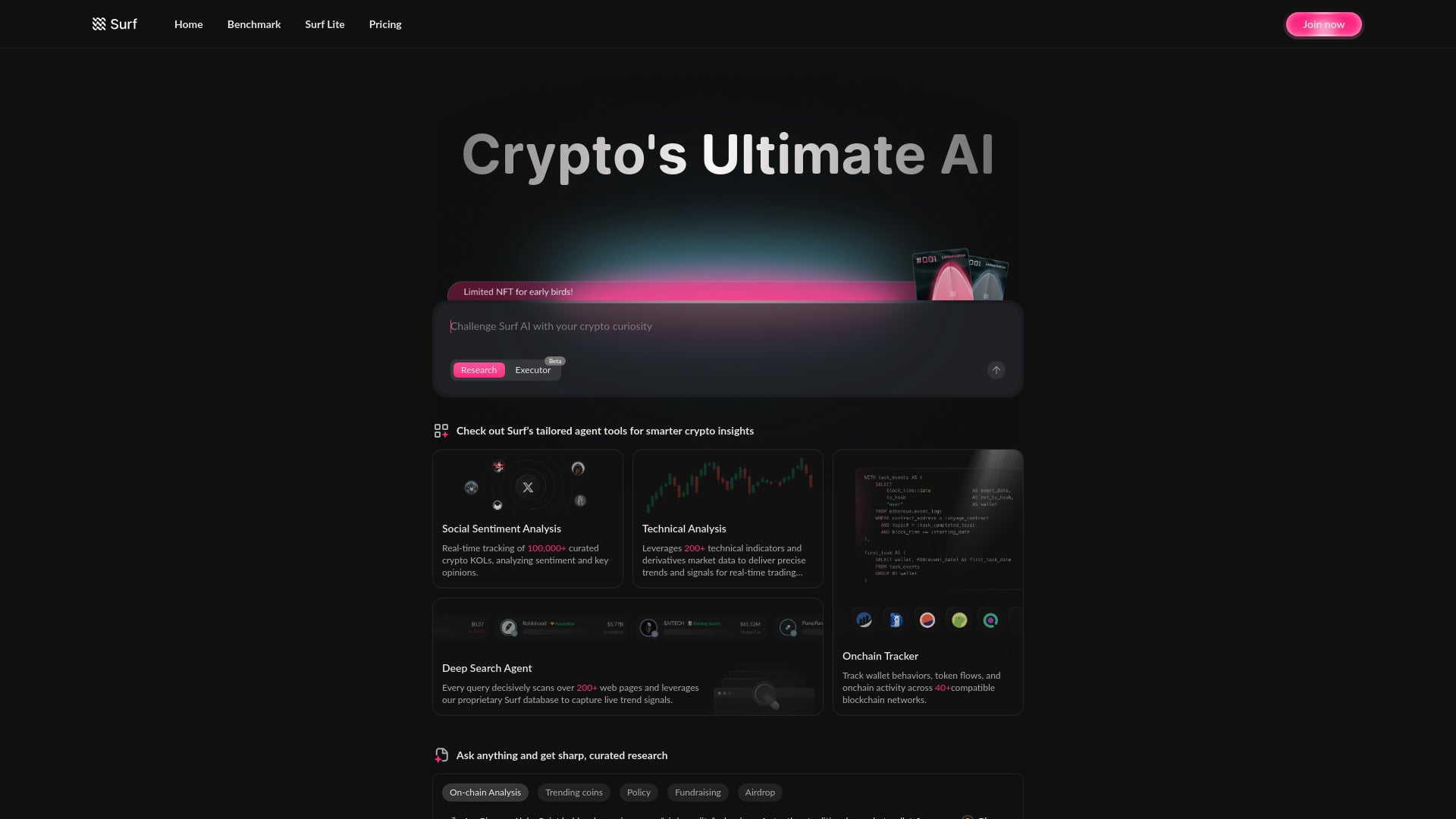 Surf - AI Tool Screenshot and Interface Preview