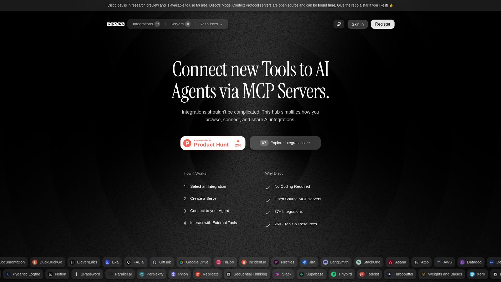 Disco.dev - AI Tool Screenshot and Interface Preview