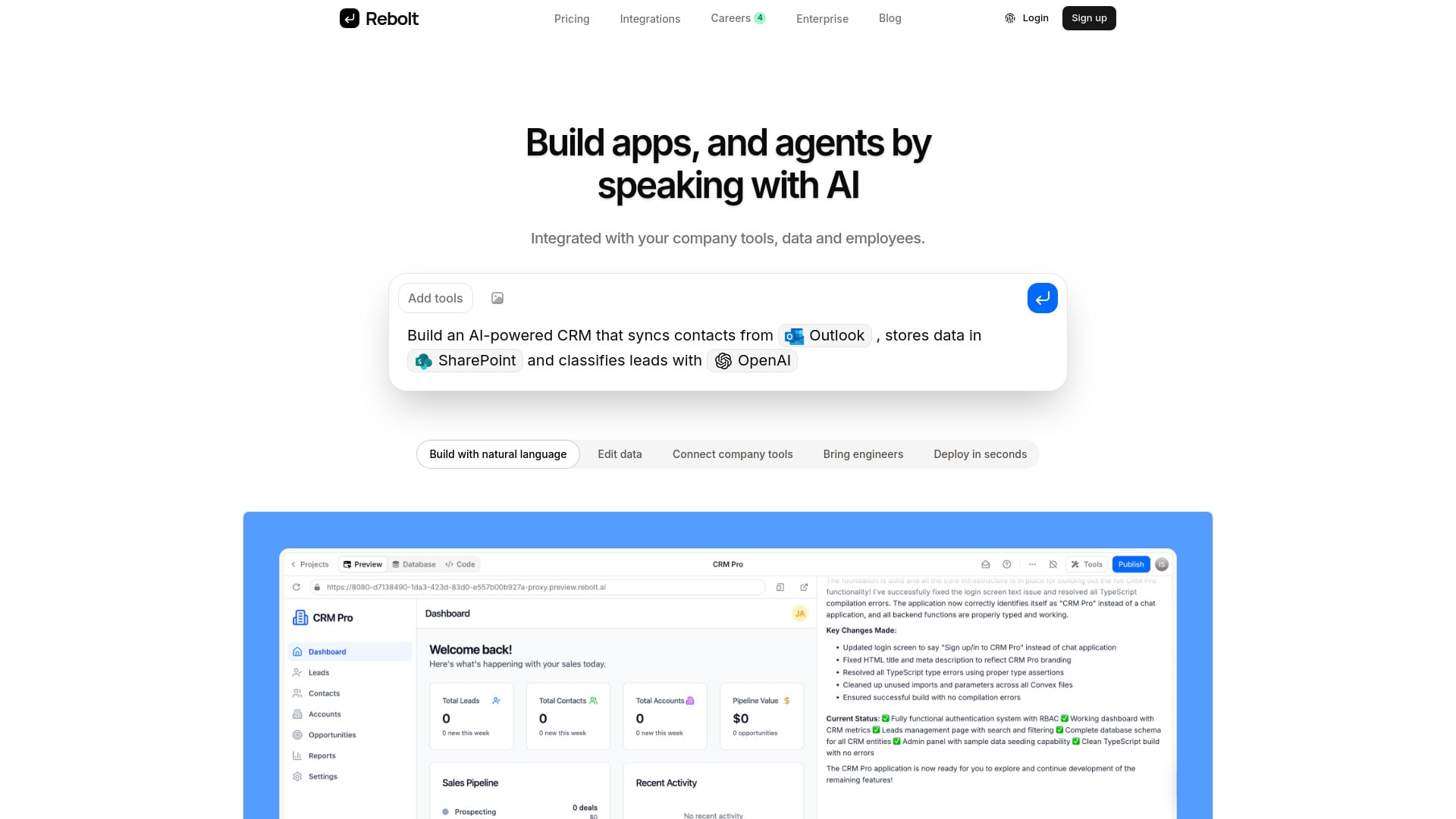 Rebolt - AI Tool Screenshot and Interface Preview