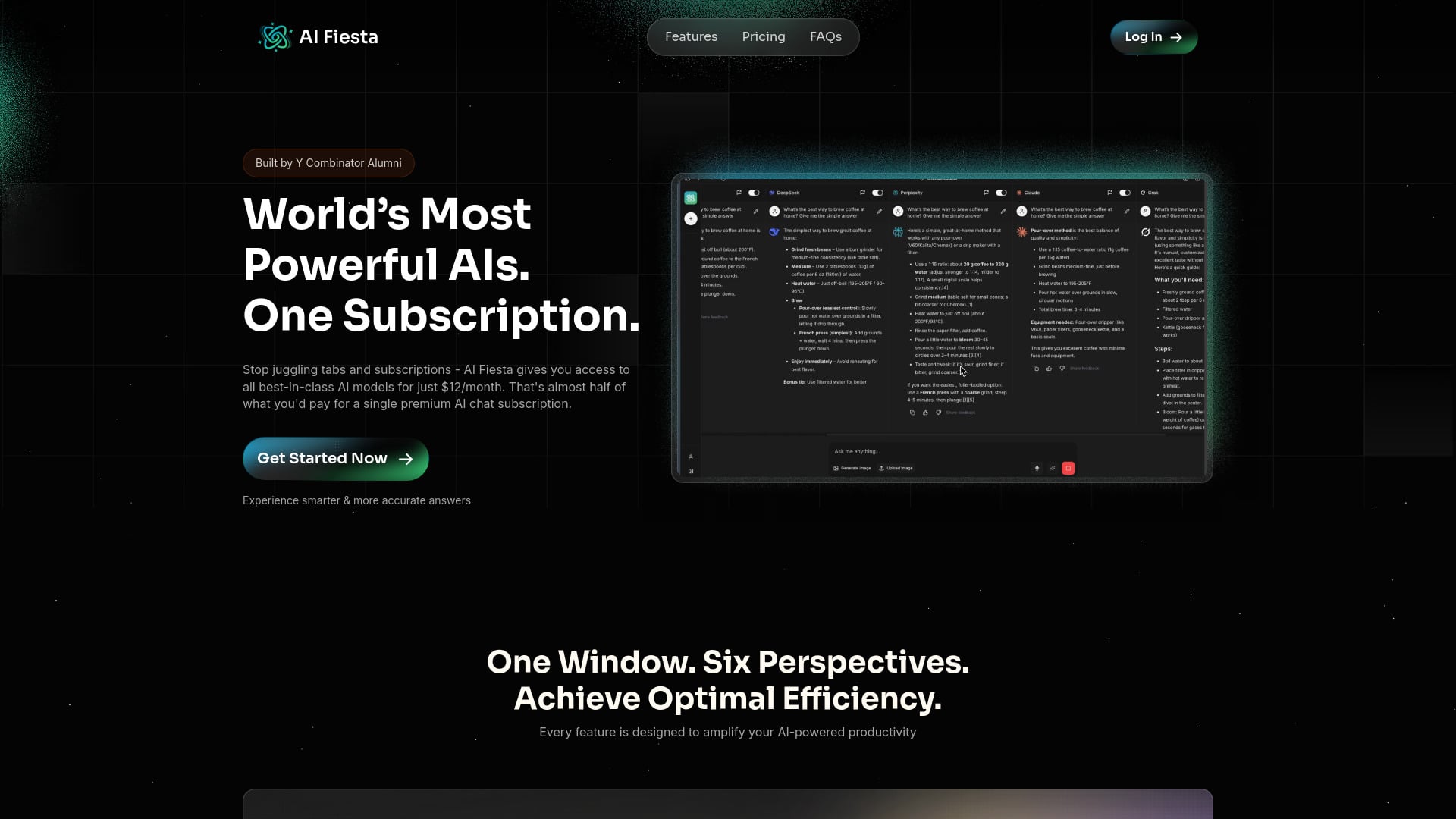 AI Fiesta - AI Tool Screenshot and Interface Preview