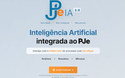 PJeIA - Inteligência Artificial no PJe