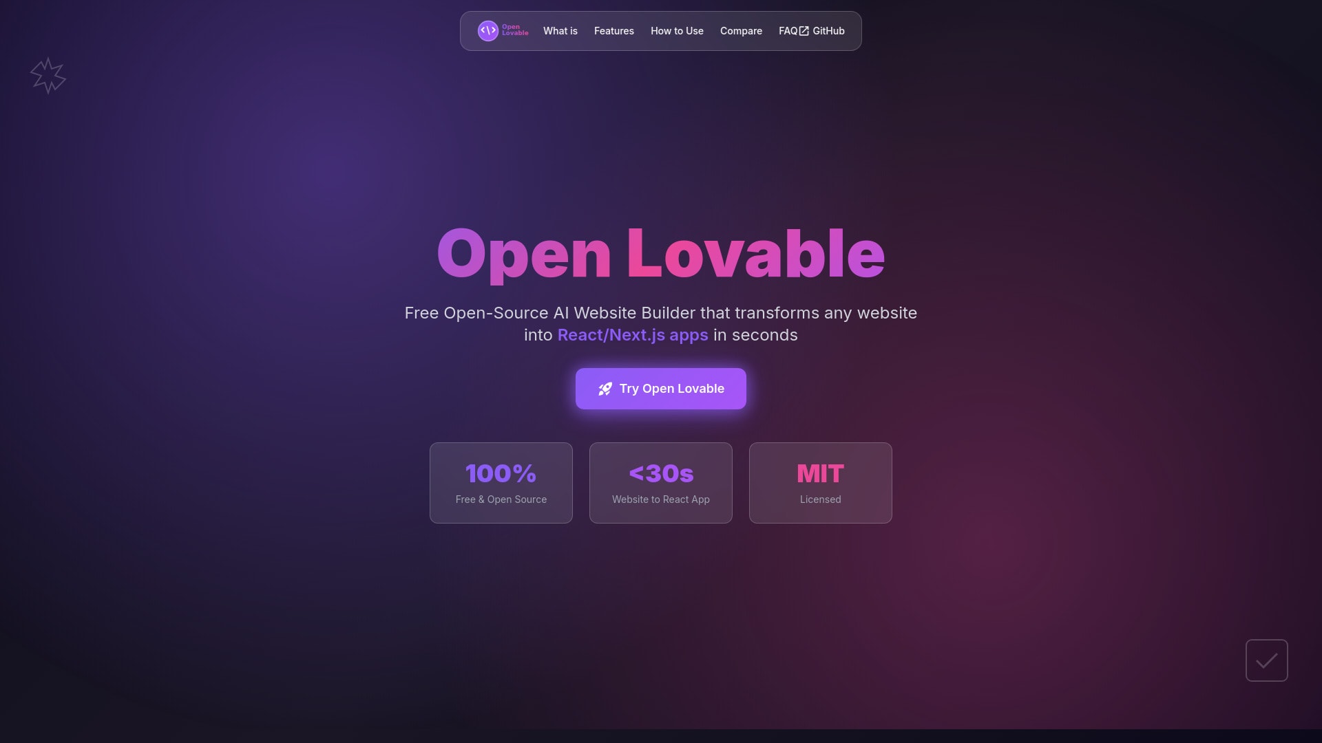 Open Lovable